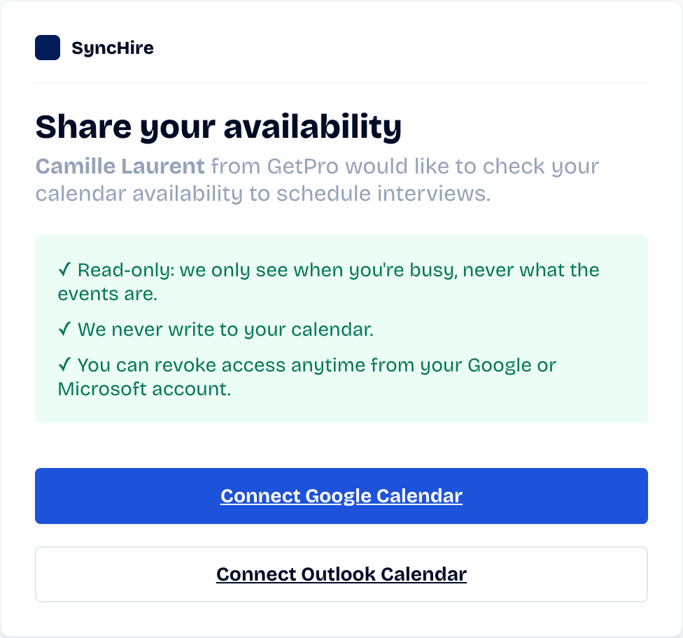 inviter hm page connexion